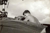 Working on L-11 engine